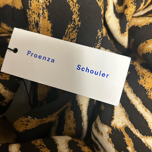 Proenza Schouler leopard print stretch crepe maxi dress. - Picture 5 of 5